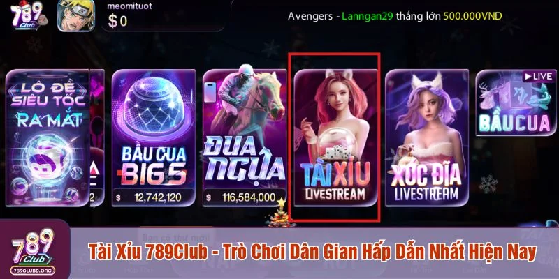 Tài xỉu 789Club